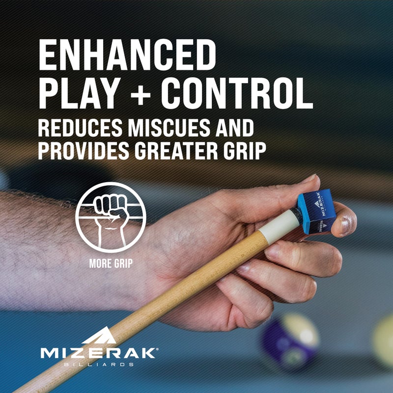 Mizerak Tournament-Grade Cue Chalk â€“ 6 Pack â€“ Pool Chalk Cubes for Accuracy, Cue Ball Control, and Reduced Miscues â€“ Must-Have Pool Accessory - Image 3